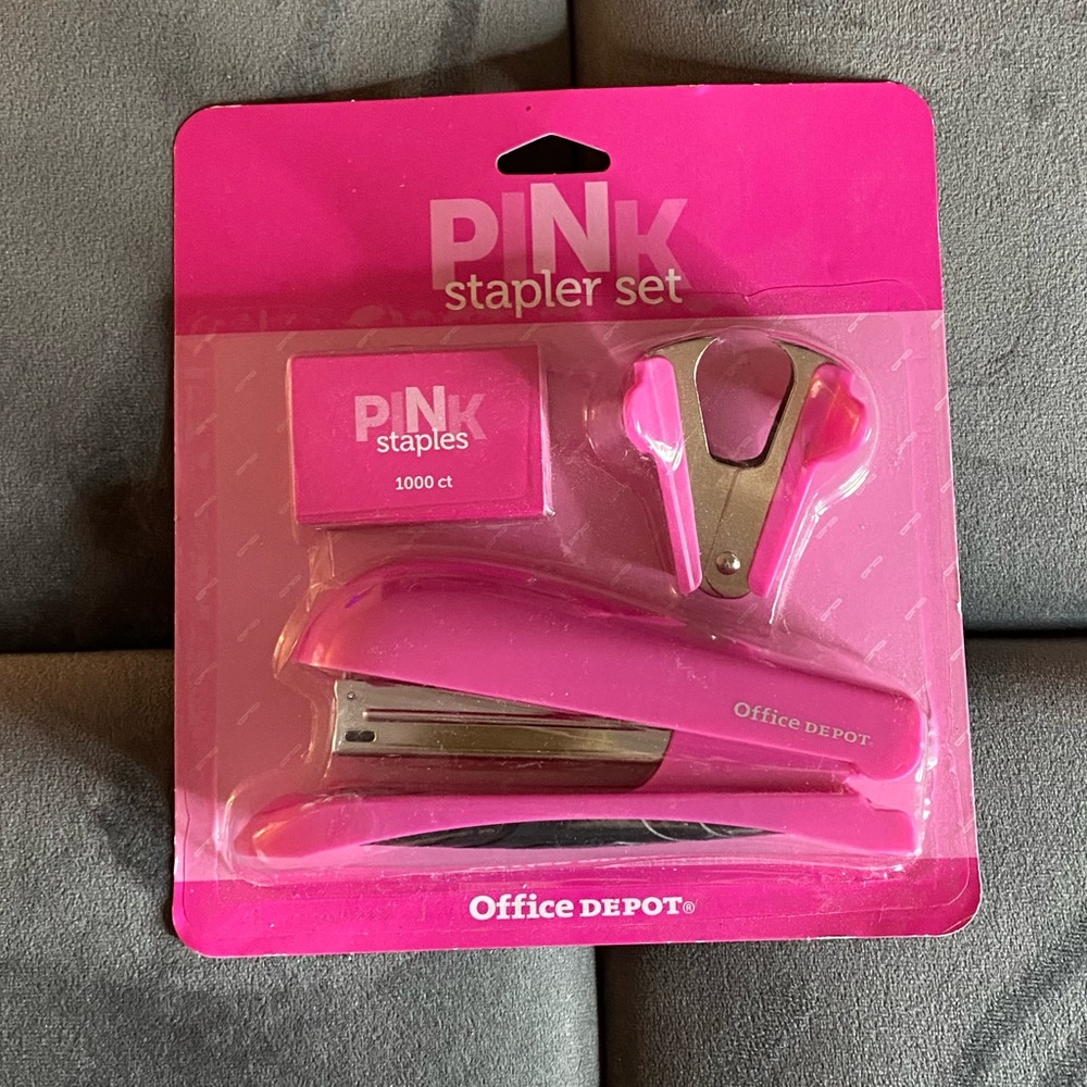📚PINK Stapler set📚